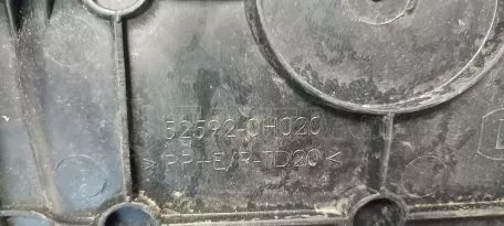 Κάλυμμα θόλου πίσω αριστερά από TOYOTA AYGO - 52592-0H011 105232 105231 