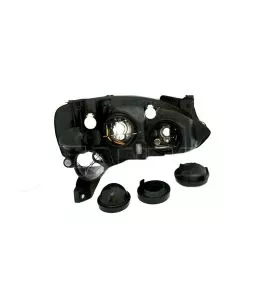 Μπροστινά Φανάρια Set Για Opel Corsa C 00-06 Μαύρα H7/H7 Depo 