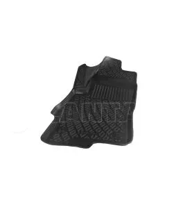 Πατάκια Σκαφάκια 3D Από Λάστιχο TPE Για Isuzu D-Max 2012- Rizline 4 Τεμάχια Μαύρα 