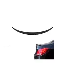 Αεροτομή Πορτ Παγκάζ Για Mercedes-Benz C-Class W205 Sedan 14-21 Amg look Lipspoiler Γυαλιστερό Μαύρο Από Abs Πλαστικό 