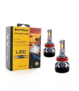 Led λάμπες Η8 / H9 / H11 μοντέλο STN1  για μεσαία ή μεγάλα φώτα 170 000 lux , 65 Watt - CANBUS 6000K - 1700% πιό έντονη φωτεινότ 