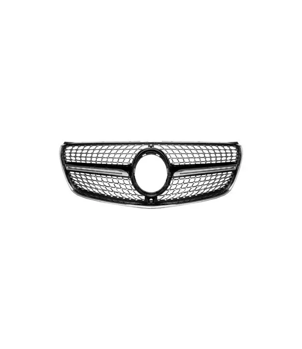 Μάσκα Για Mercedes-Benz Vito W447 14-19 Diamond Look Μαύρο/Χρώμιο 1 Τεμάχιο