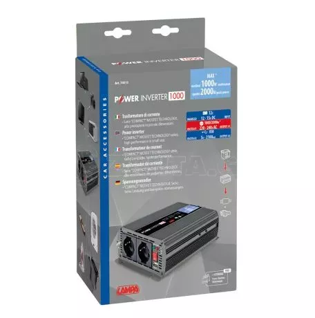 Lampa INVERTER 12>220-240V max1000W-peak2000W - 1 τεμ. L7451.5 