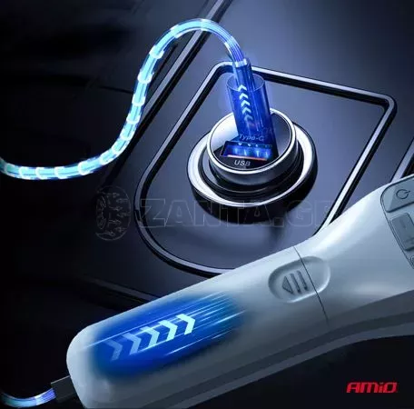 AMIO ΚΟΜΠΡΕΣΕΡ ΑΕΡΑ 7,4V 10bar/150psi 40W ΦΟΡΤΙΣΗ ΜΕ USB ΚΑΙ ΨΗΦΙΑΚΗ ΕΝΔΕΙΞΗ AMIO - 1 Τεμ. 03689/AM 