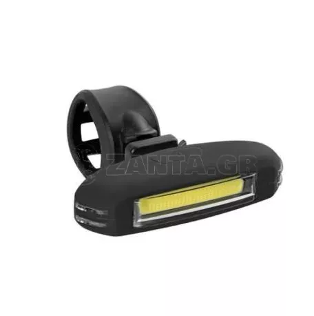 Lampa ΦΩΣ ΕΜΠΡΟΣ ΠΟΔΗΛΑΤΟΥ COB LED ΜΑΥΡΟ 3 ΧΡΗΣΕΩΝ ΜΕ USB 9355.9-LB 