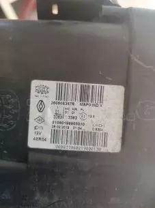 ΕΜΠΡΟΣ ΑΡΙΣΤΕΡΟ ΦΑΝΑΡΙ ΓΙΑ RENAULT CLIO '16-'19 ΚΩΔΙΚΟΣ 260608367R 