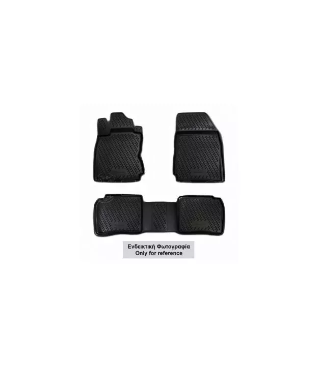 ΜΑΡΚΕ ΠΑΤΑΚΙΑ ΣΕ ΣΚΑΦΗ TPE ΛΑΣΤΙΧΟ ΓΙΑ BMW X6 F96 5D 2019+ ΣΕ ΜΑΥΡΟ ΧΡΩΜΑ NOVLINE - 4 ΤΕΜ.