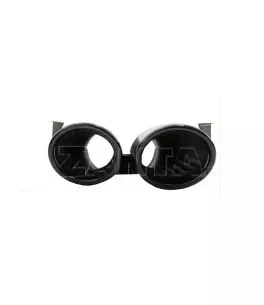 Diffuser Πίσω Προφυλακτήρα Για Mercedes-Benz A-Class W177 19+ Sedan Amg Look Με Μαύρες Μπούκες 