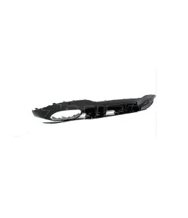 Diffuser Πίσω Προφυλακτήρα Για Mercedes-Benz A-Class W177 19+ Sedan Amg Look Με Μαύρες Μπούκες 