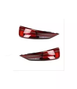 Πισινά Φανάρια Set Για Audi A3 8V 2013-2019 Sedan Led Bar Κόκκινο/Φιμέ 