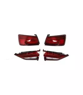 Πισινά Φανάρια Set Για Audi A3 8V 2013-2019 Sedan Led Bar Κόκκινο/Φιμέ 