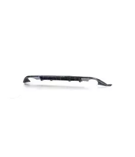 Diffuser Πίσω Προφυλακτήρα Για VW Golf VII (7) 13-17 GTI Με 2 Μονές Εξατμίσεις Δεξια & Αριστερά Γυαλιστερό Μαύρο Από Abs Πλαστικ 