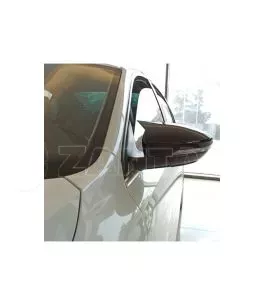 Καπάκια Καθρεφτών Για VW Scirocco 08-17, Eos 06-15, Passat CC 08-12, Jetta 10-18 Γυαλιστερό Μαύρο 2 Τεμάχια 
