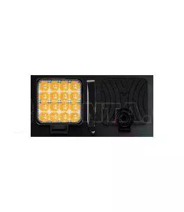 Προβολέας Εργασίας Τετράγωνος Mini FT-16 LED 12-40 Volt 50W 7000lm 6000k LEDBAR-001 1 Τεμάχιο 
