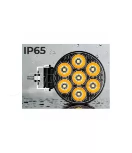 Προβολέας Εργασίας Στρόγγυλος Mini 7-Y LED 9-30 Volt 30W 2500lm 6000K LEDBAR-002 1 Τεμάχιο 