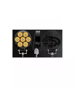 Προβολέας Εργασίας Στρόγγυλος Mini 7-Y LED 9-30 Volt 30W 2500lm 6000K LEDBAR-002 1 Τεμάχιο 