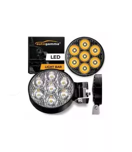 Προβολέας Εργασίας Στρόγγυλος Mini 7-Y LED 9-30 Volt 30W 2500lm 6000K LEDBAR-002 1 Τεμάχιο 