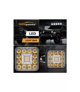 Προβολέας Εργασίας Τετράγωνος Mini 28 LED 9-40 Volt 90W 9000lm 6000k LΕDΒΑR-004 1 Τεμάχιο 