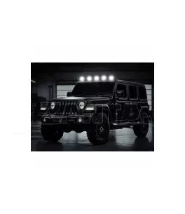 Προβολέας Εργασίας Τετράγωνος Mini 28 LED 9-40 Volt 90W 9000lm 6000k LΕDΒΑR-004 1 Τεμάχιο 