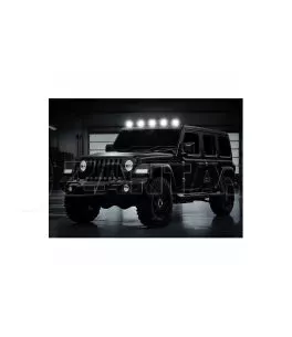 Προβολέας Εργασίας Τετράγωνος Mini 7-F 29 LED 9-40 Volt 90W 9000lm 6500k LΕDΒΑR-003 1 Τεμάχιο 