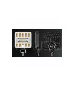 Προβολέας Εργασίας Τετράγωνος Mini 7-F 29 LED 9-40 Volt 90W 9000lm 6500k LΕDΒΑR-003 1 Τεμάχιο 