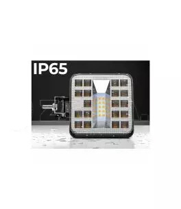 Προβολέας Εργασίας Τετράγωνος Mini 7-F 29 LED 9-40 Volt 90W 9000lm 6500k LΕDΒΑR-003 1 Τεμάχιο 