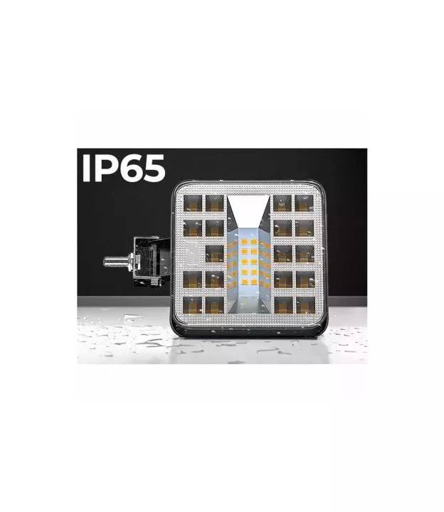 Προβολέας Εργασίας Τετράγωνος Mini 7-F 29 LED 9-40 Volt 90W 9000lm 6500k LΕDΒΑR-003 1 Τεμάχιο