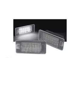 Led Φαναράκια Πινακίδας Για Fiat 500X 18+ / 500e 20+ / Abarth 500e 23+ / Alfa Romeo Tonale 22+ Ζευγάρι 2 Τεμάχια 