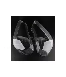 Κρύσταλλα Φαναριών Για Porsche Cayenne 1 957 Facelift 07-10 Clear 2 Τεμάχια 
