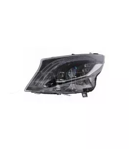 Μπροστινά Φανάρια Set Για Mercedes-Benz Vito W447 14-20 Maybach Look DRL Led Tube Μαύρα 