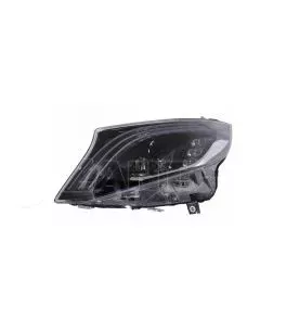 Μπροστινά Φανάρια Set Για Mercedes-Benz Vito W447 14-20 Maybach Look DRL Led Tube Μαύρα 