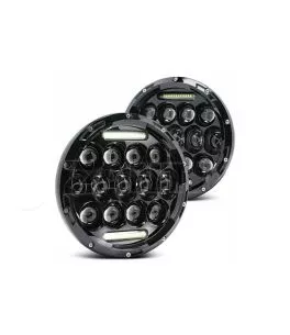 Μπροστινά Φανάρια Set Για Jeep Wrangler 96+ / Mercedes-Benz G-Class W463 / Hummer H1/H2 / Harley-Davidson Led Angel Eyes / DRL P 