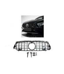 Μάσκα Για Mercedes-Benz A-Class W177 Facelift 23+ GT Amg Panamericana Look Μαύρο/Χρώμιο 1 Τεμάχιο 