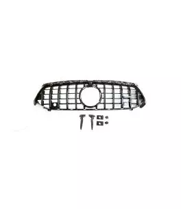 Μάσκα Για Mercedes-Benz A-Class W177 Facelift 23+ GT Amg Panamericana Look Μαύρο Γυαλιστερό 1 Τεμάχιο 
