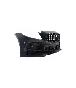 Μπροστινός Προφυλακτήρας Για Mercedes-Benz C-Class C205/W205 14-21 GTR Look (Black Mamba) Με Μαύρο/ Χρώμιο Μάσκα 