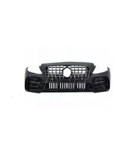 Μπροστινός Προφυλακτήρας Για Mercedes-Benz C-Class C205/W205 14-21 GTR Look (Black Mamba) Με Μαύρο/ Χρώμιο Μάσκα 