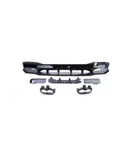 Diffuser Πίσω Προφυλακτήρα Για Mercedes-Benz CLA W118 C118 19+ CLA45 Amg Look Για Amg Sport Line Προφυλακτήρες Piano Black 