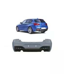 Πισινός Προφυλακτήρας Για Bmw 1 F20 LCI / F21 LCI 15-19 Facelift M-Tech Look Με PDC 