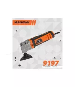 Πολυεργαλείο Multi Ξύστρα - Τριβείο - Κόφτης 400W Krausmann 9197 