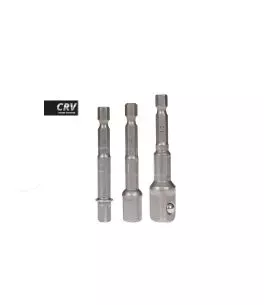 Αντάπτορες Για Καρυδάκια 1/2 , 3/8 , 1/4 Krausmann AC10500 Σετ 3 Τεμάχια 