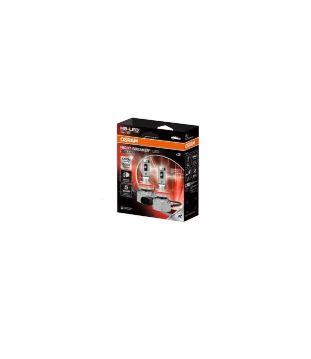 Λάμπες Led H8 Osram 12volt 7watt Night Breaker Smart 6000k 64212DWNBSM-2HB 2 Τεμάχια