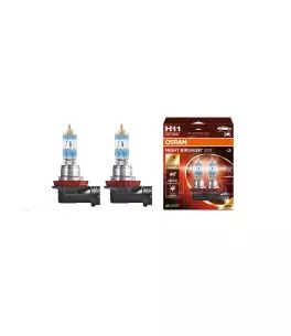 Λάμπες Αλογόνου H11 12V 55w Night Braker +220% Osram 64211NB220 2 Τεμάχια 