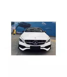 Splitters Μπροστινού Προφυλακτήρα Για Mercedes-Benz CLA W117 Facelift 16-18  Με Amg Line Προφυλακτήρα Piano Black 8 Τεμάχια 