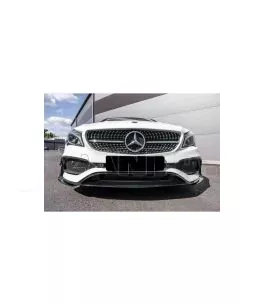 Splitters Μπροστινού Προφυλακτήρα Για Mercedes-Benz CLA W117 Facelift 16-18  Με Amg Line Προφυλακτήρα Piano Black 8 Τεμάχια 
