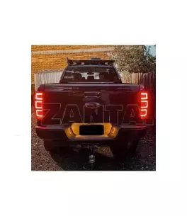 Πισινά Φανάρια Set Για Ford Ranger T6 T7 T8 12-20 Led Bar Dynamic Black Full Led 