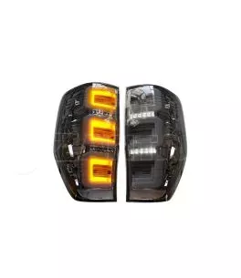 Πισινά Φανάρια Set Για Ford Ranger T6 T7 T8 12-20 Led Bar Dynamic Black Full Led 