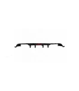 Diffuser Πίσω Προφυλακτήρα Για VW Golf VII (7.5) 17-20 Facelift R-Look Μαύρο Γυαλιστερό Με Led Στοπάκι 