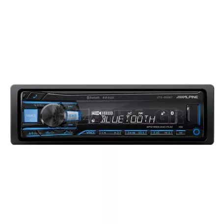 Radio Usb Aux Bluetooth 1 Din Alpine UTE-200BT Με Μεταβλητό Φωτισμό 