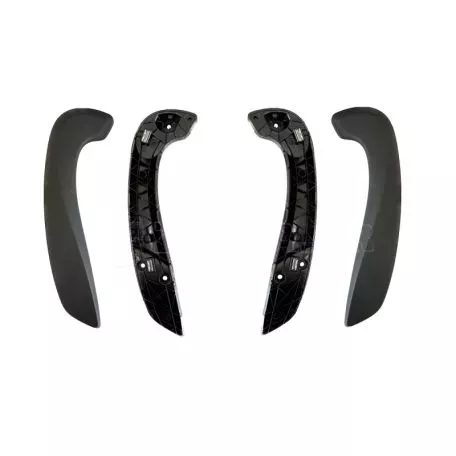 Χειρολαβές Πόρτας Εσωτερικές Για Renault Megane 3 09-17 / Fluence 09-15 Εμπρός Αριστερά & Δεξιά Σετ 4 Τεμαχίων Μαύρο 