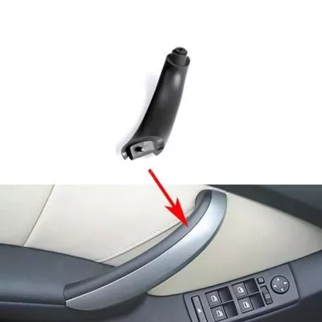 Χειρολαβή Πόρτας Εσωτερική Για Bmw X5 E53 99-06 Εμπρός Αριστερά Εσωτερικό Κομμάτι Μαύρο 
